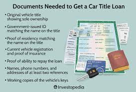 Applying for a car title loan
